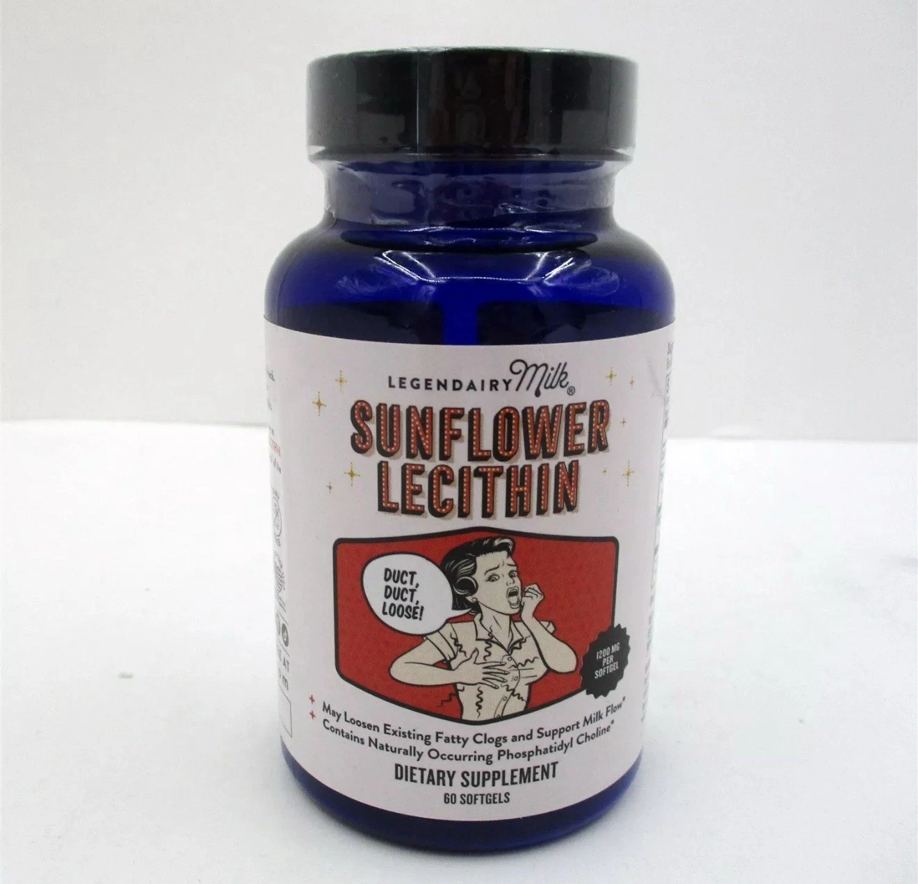 Legendairy Milk Sunflower Lecithin Breastfeeding Supplement 60 Softgel