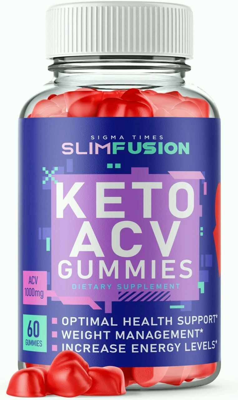 Slim Fusion Keto ACV Gummies for Advanced Weight Loss and Energy 60ct
