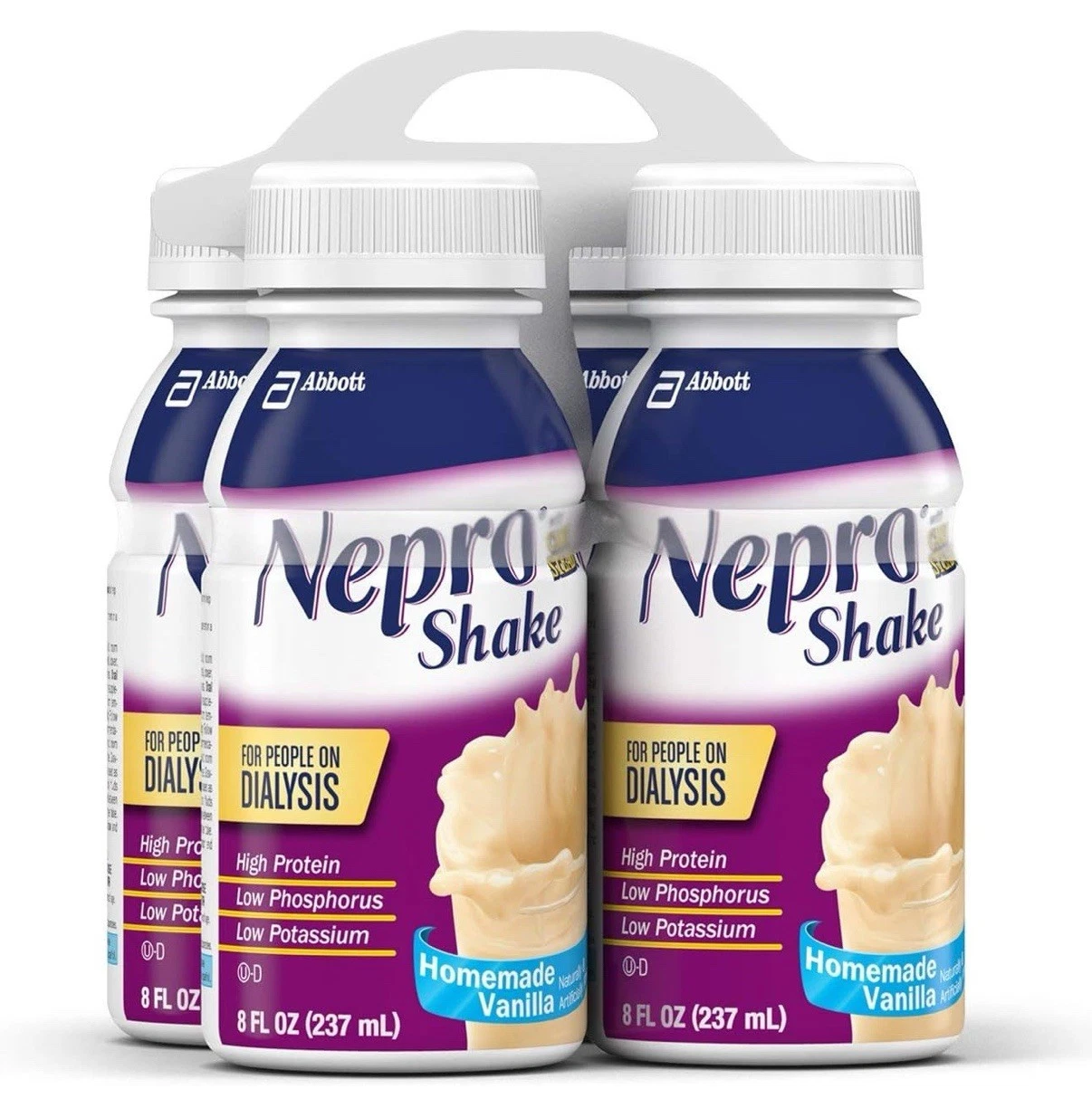 Nepro Shakes Homemade Vanilla 8oz Protein Chemo Dialysis Qty 18 Exp 2/26 Sealed