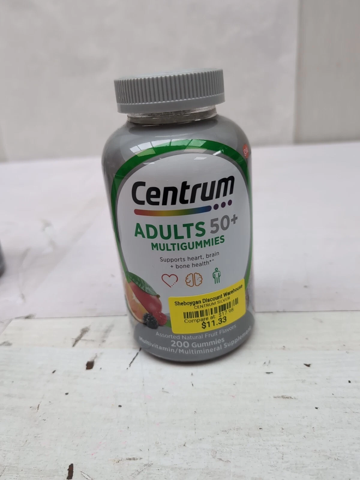 Centrum MultiGummies Multivitamin Gummies Adults 50+ (200 Count) Exp 1/25 A32