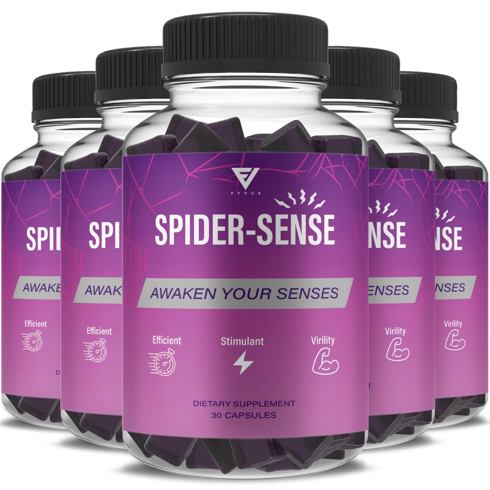 (5 Pack) Spider Sense Gummies SpiderSense Advanced Supplement (5 Month Supply)