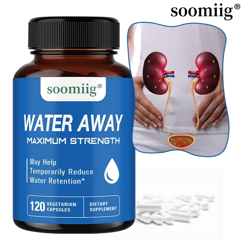 Water Away Maximum Strength 120 Capsules Urinary System Health Wild Dandelion