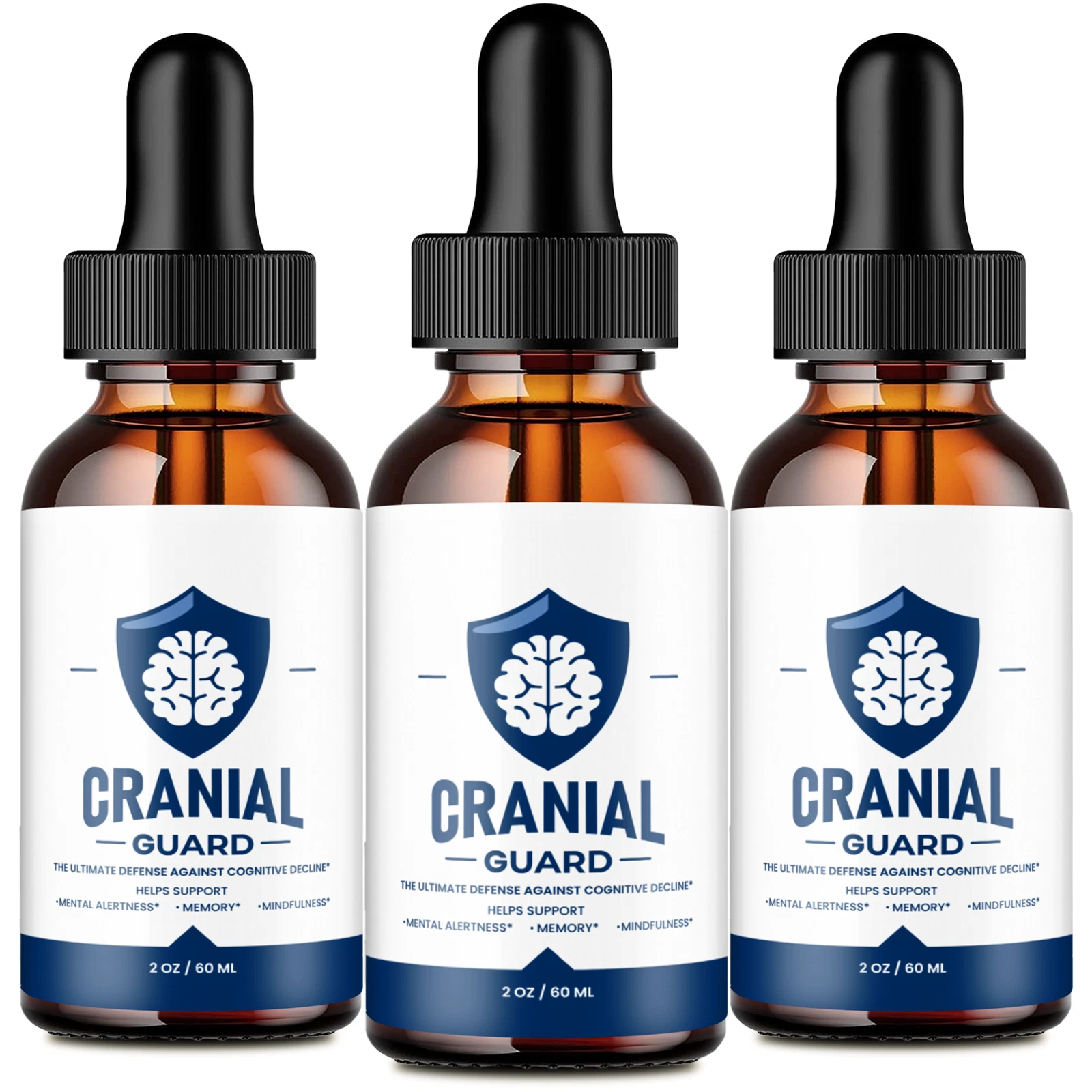 (3 Pack) Cranial Guard - Healthy Blood Support Drops, CranialGuard Liquid Drops
