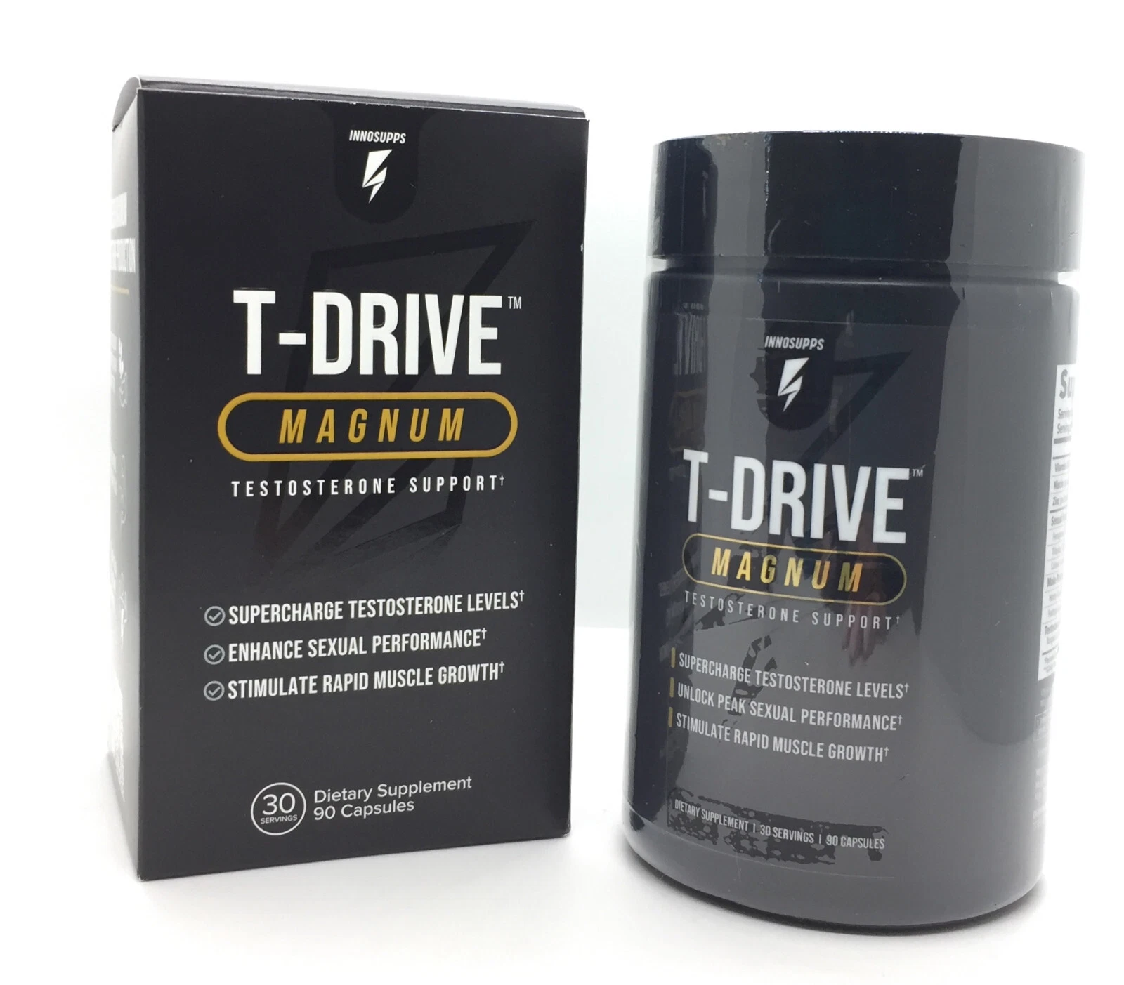 Inno Supps T-Drive Magnum Testosterone Booster InnoSupps 90 Capsules NEW
