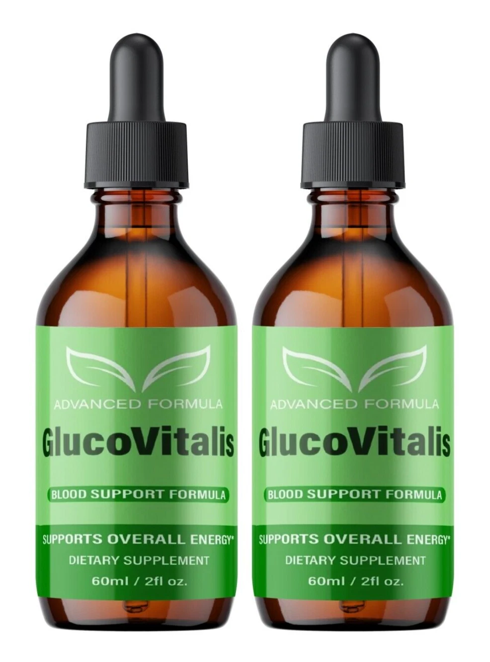 Gluco Vitalis Drops GlucoVitalis Glycogen Support Supplement ( 2 Pack )