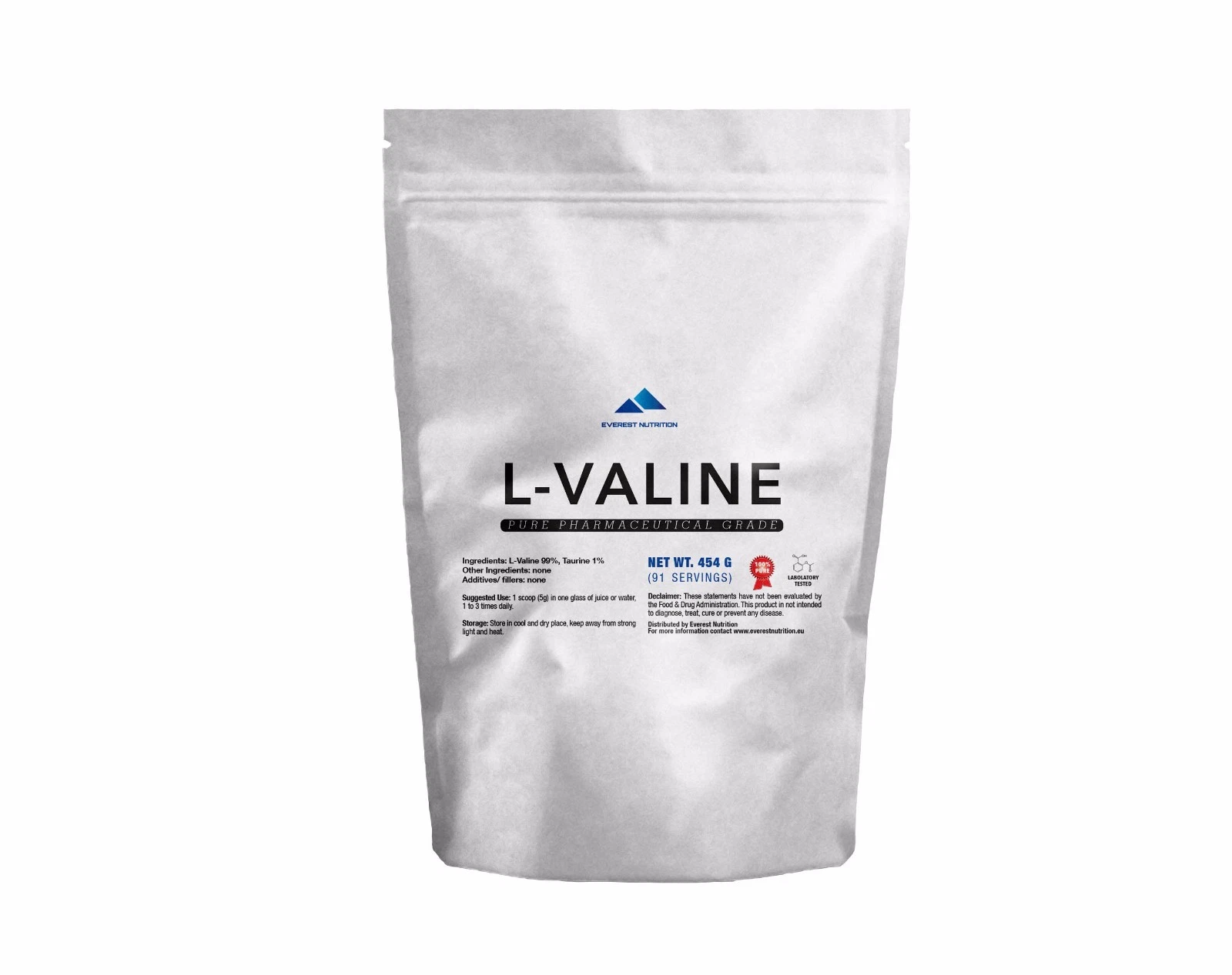 L-Valine BCAA Powder – Amino Acid for Muscle, Strength & Recovery Support