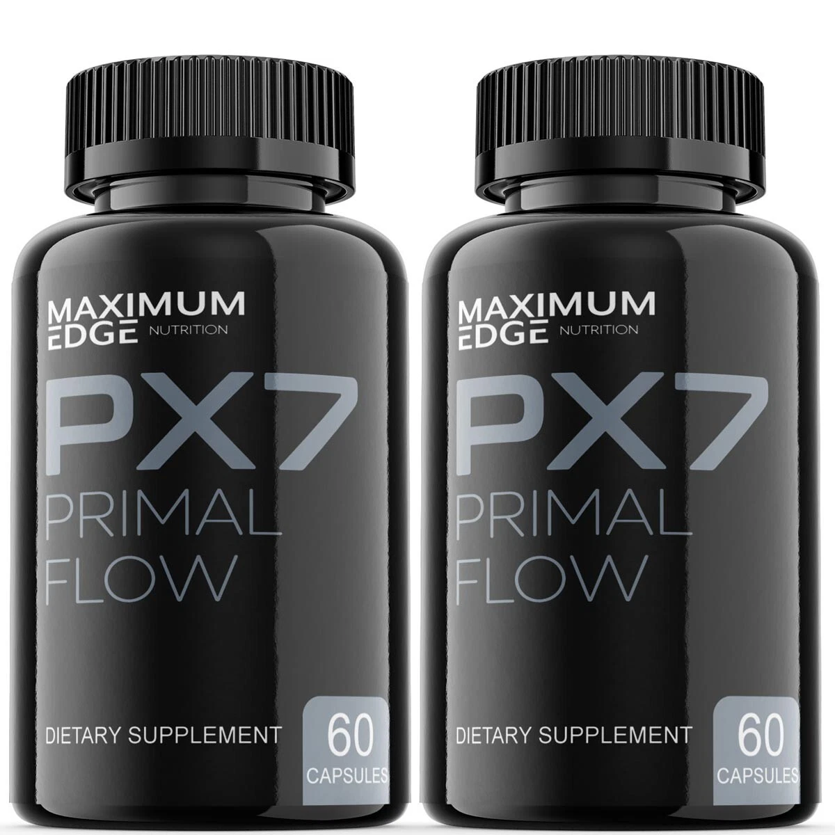 PX7 Primal Flow - Male Virility - 2 Bottles - 120 Capsules