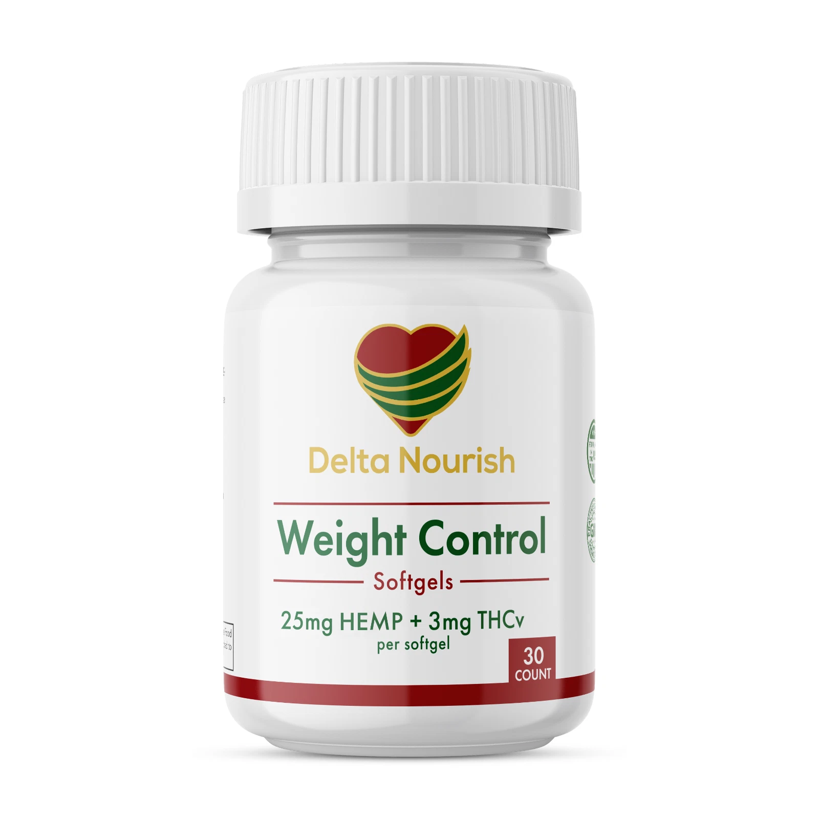 Delta Nourish Weight Control – Appetite Control, Weight Loss Fat Burner – Vegan