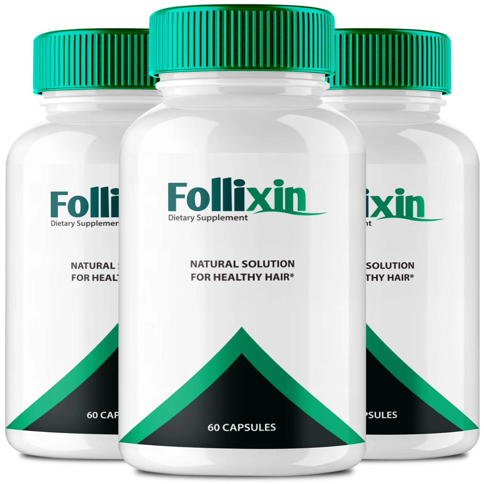 (3 Pack) Follixin Hair Growth Capsules, Follixin Hair Health Supplement Pills