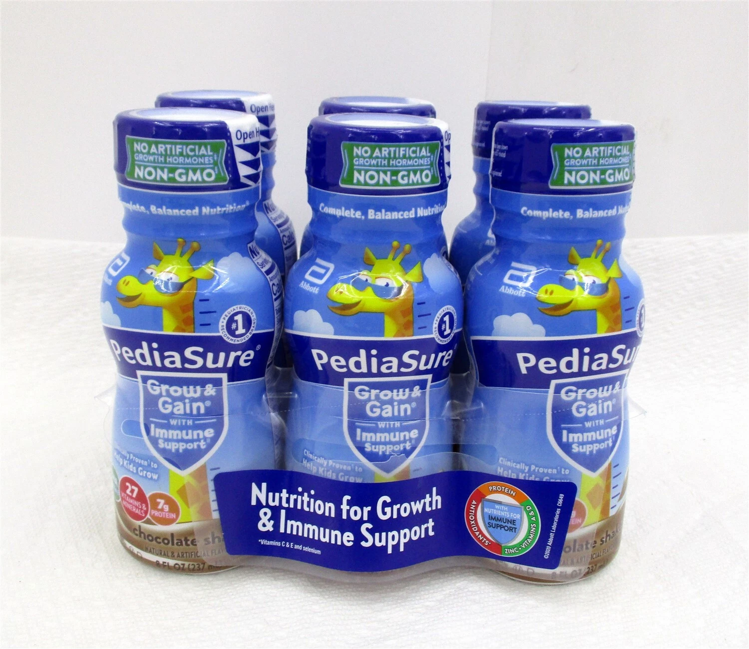 PediaSure Grow and Gain Nutrition Shake Kids Chocolate 8oz Pedia 6Pk Lot of 4