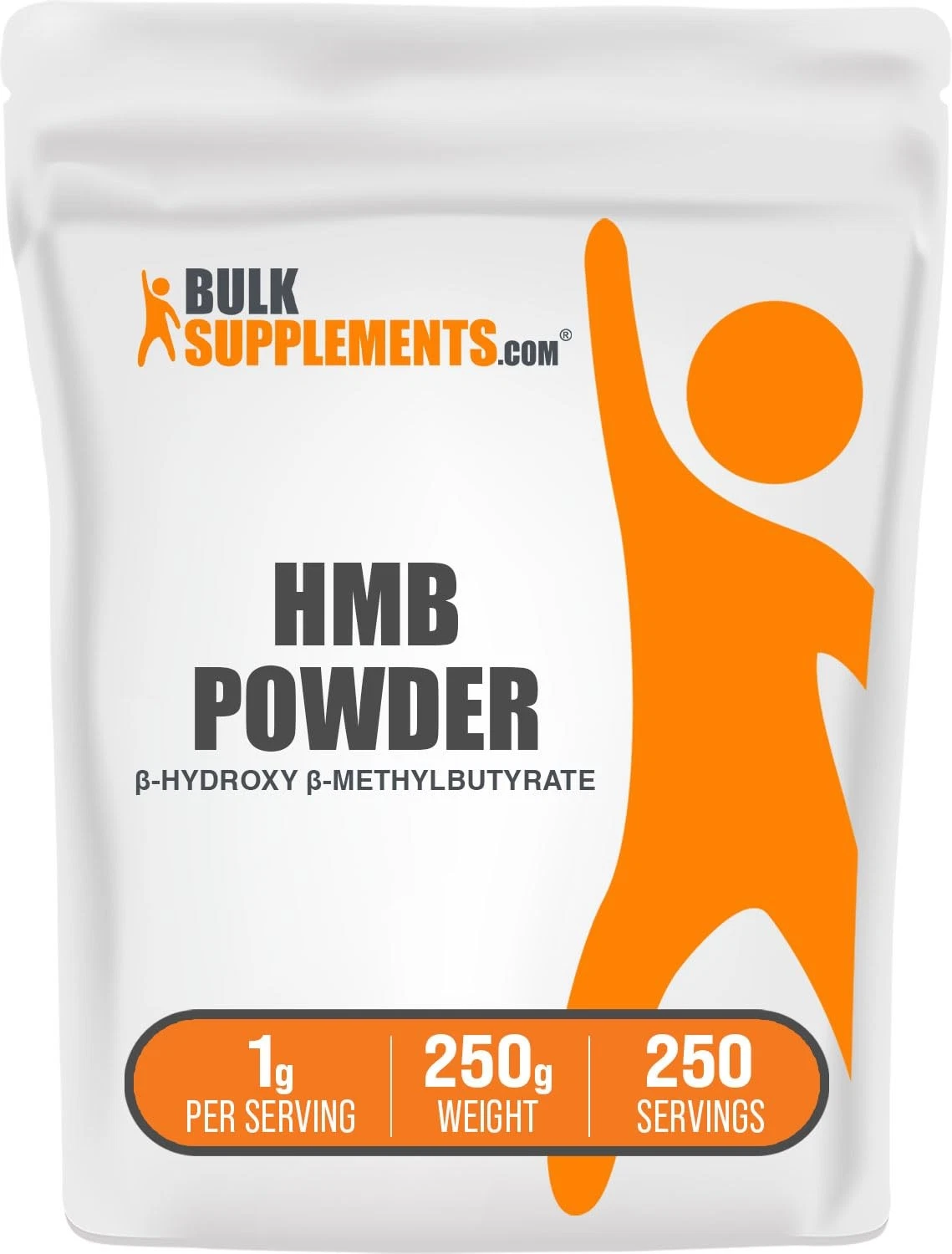 HMB Powder 1000mg Nutritional Supplement Pure Unflavored Muscle Recovery 8.82oz