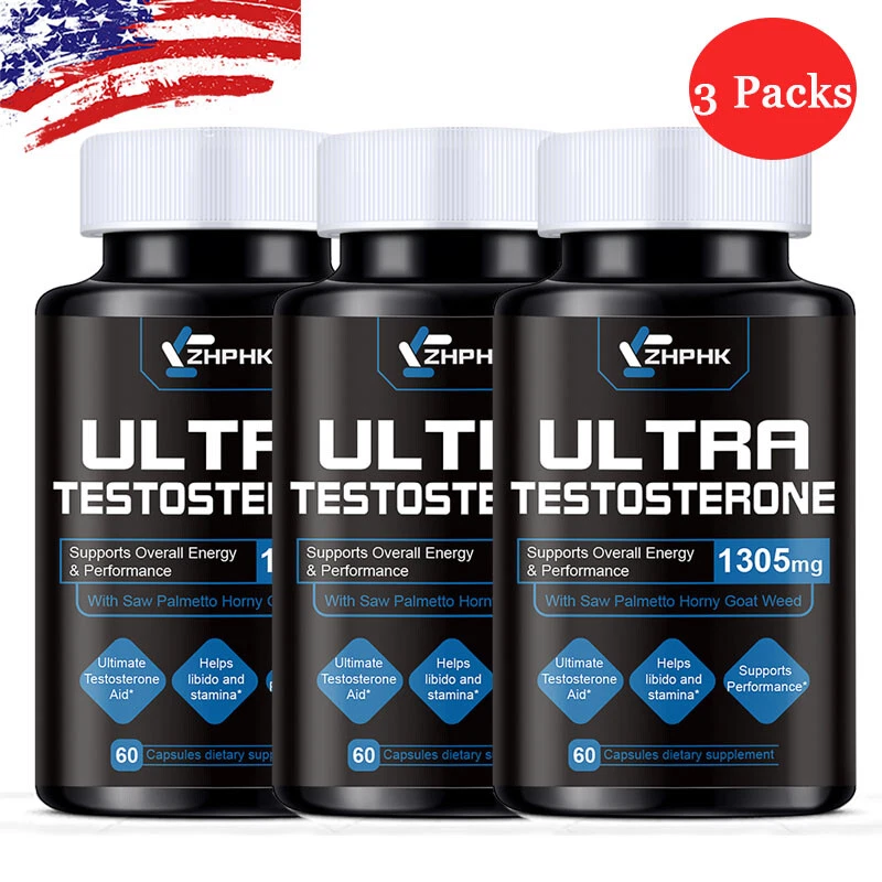 Ultra Testosterone 180 Tablets Supports Energy Endurance & Fitness Performance