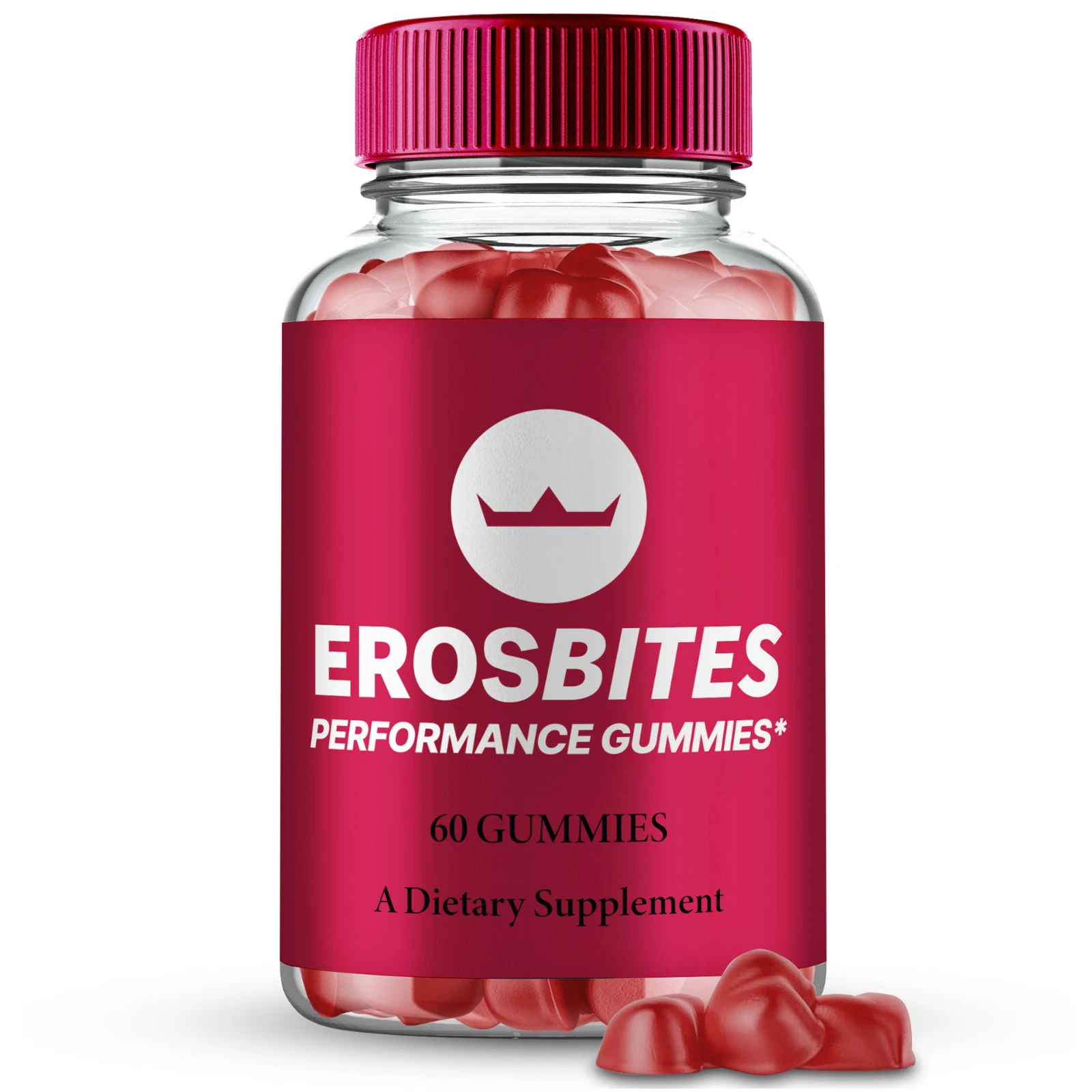 Eros Bites Men Gummies, Erosbites Advanced Male Performance Gummies 60ct