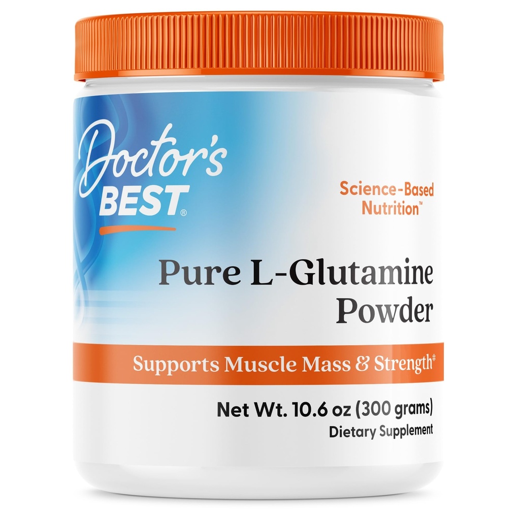 Doctor's Best Pure L-glutamine Powder 300g