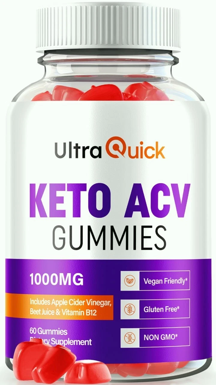 Ultra Quick Keto ACV Gummies for Advanced Weight Loss and Energy 60ct