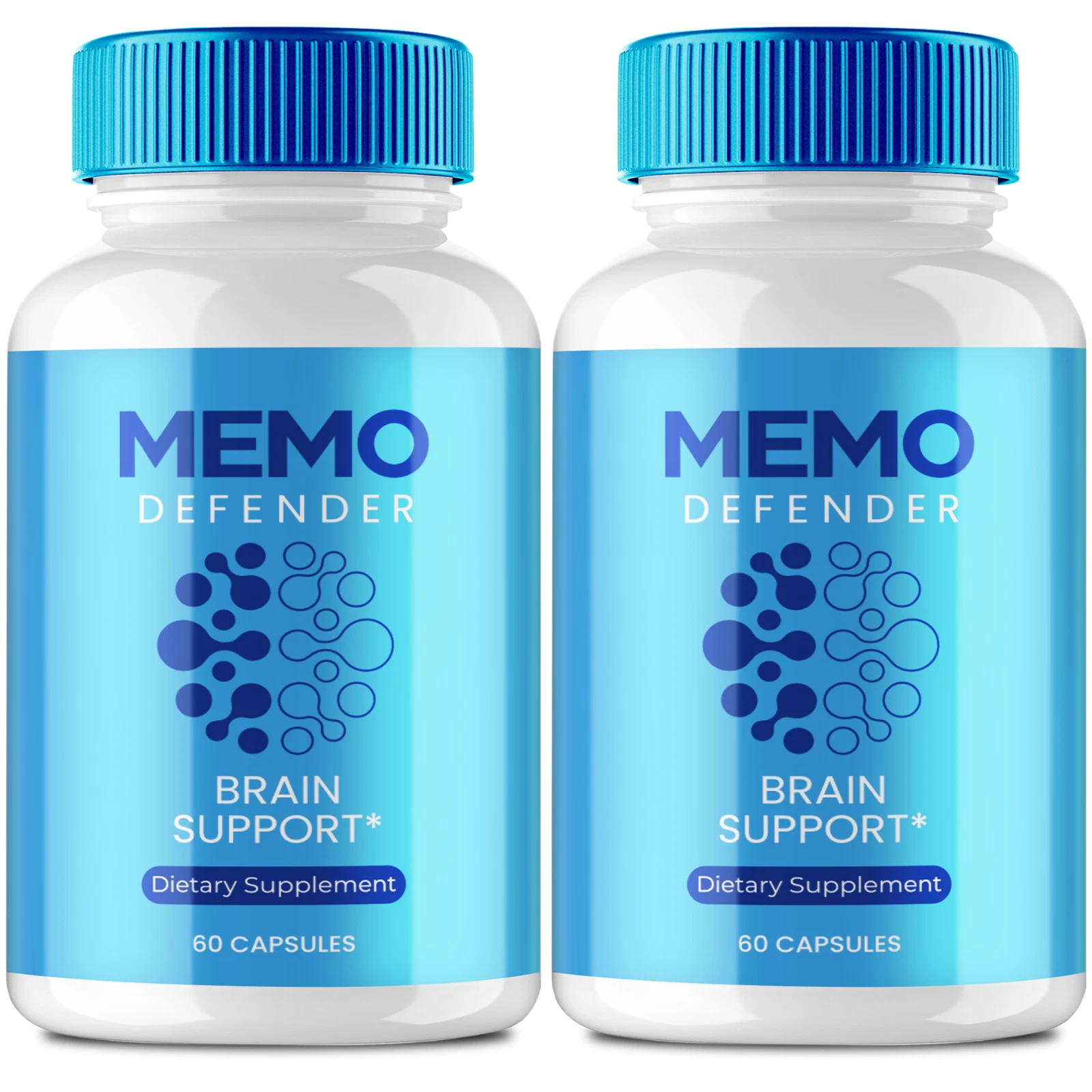(2 Pack) Memo Defender Boost Memory & Cognitive Function, Advanced Formula Pills