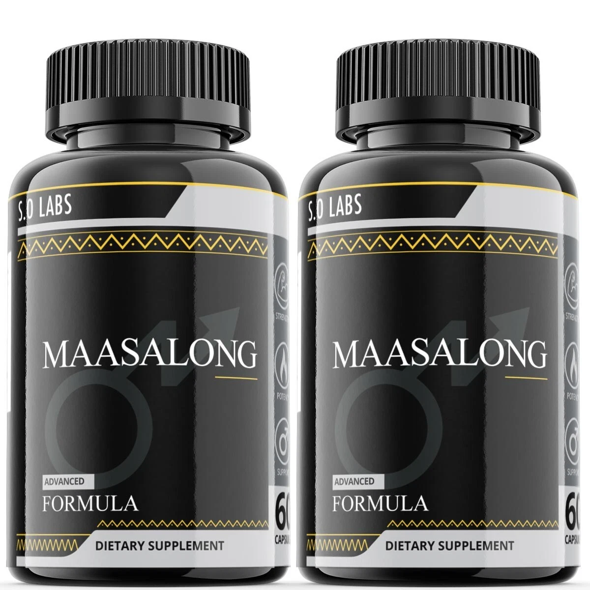 Maasalong - Male Virility - 2 Bottles - 120 Capsules