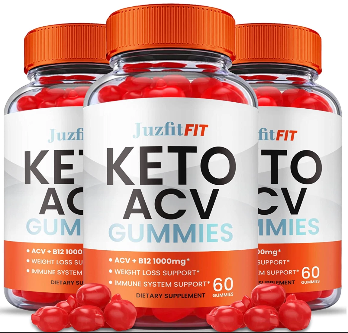 (3 Pack) Juzfit Keto Gummies - Juzfit Keto ACV Gummies For Weight Loss