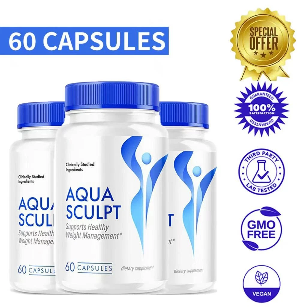 1/2/3/5 Pack|Aqua Sculpt Pills AquaSculpt Capsules Weight Management 60Caps/1