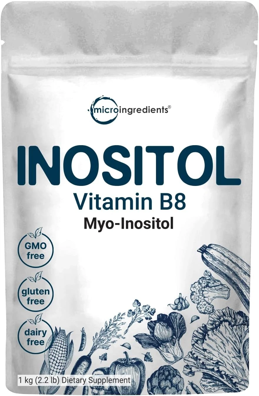 Pure Inositol Powder, Myo-Inositol B8 1KG (2.2 Pounds), Strongly...