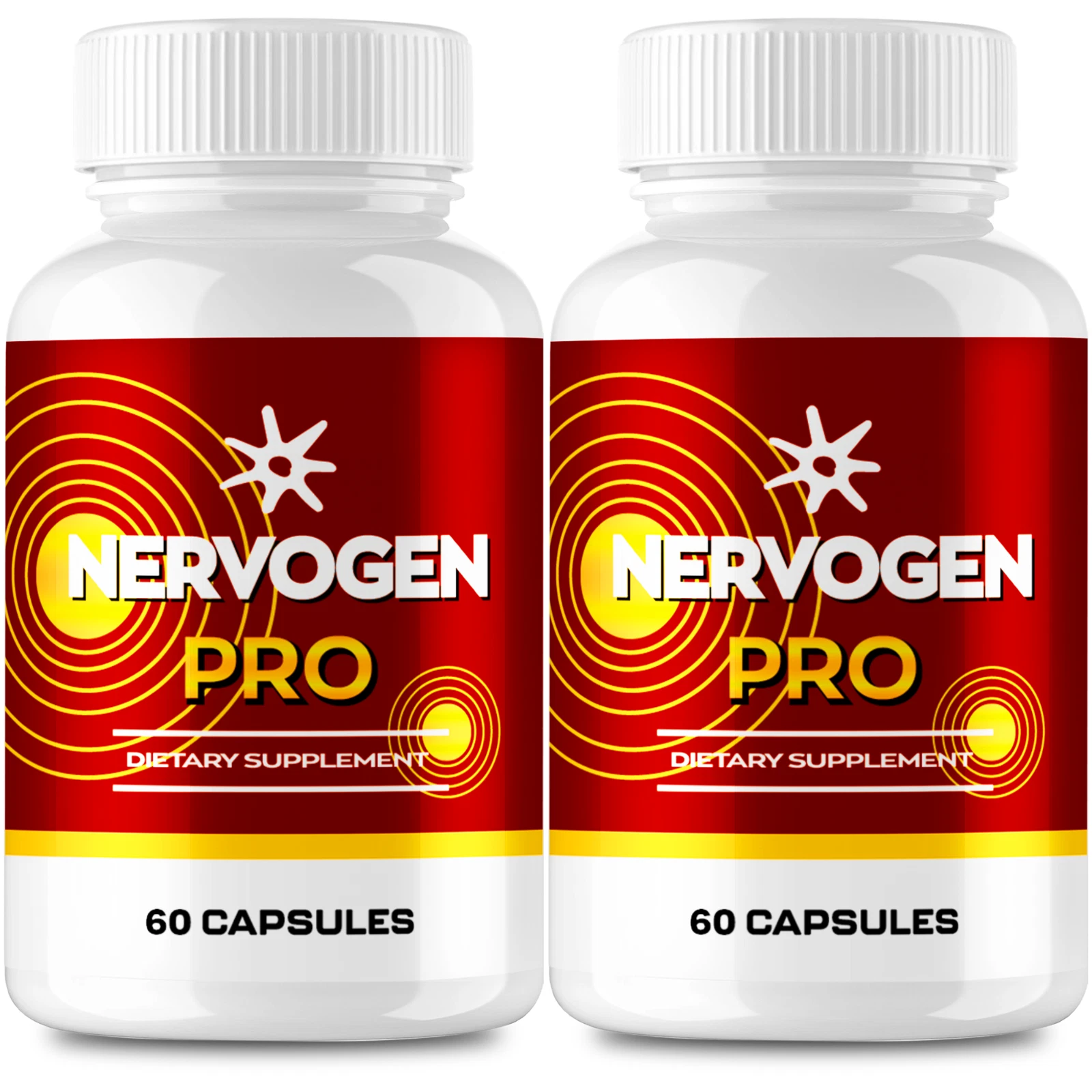 (2 Pack) Nervogen Pro Advanced Nerve Supplement, Neuropathy Pills (120 Capsules)