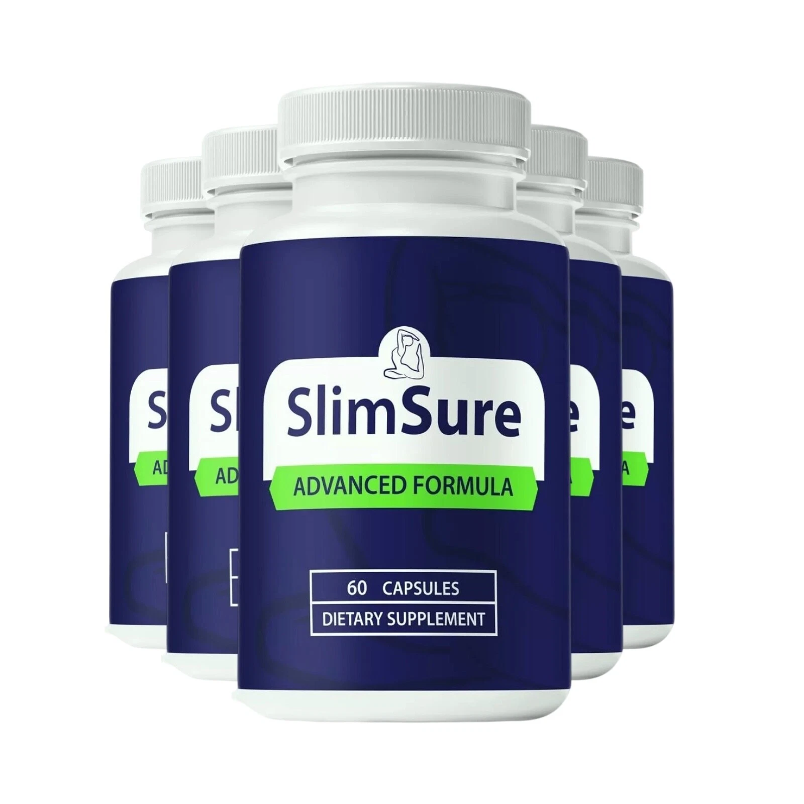 5-Pack Slim Sure Pills, SlimSure Keto Advanced Weight Loss Pills - 300 Capsules