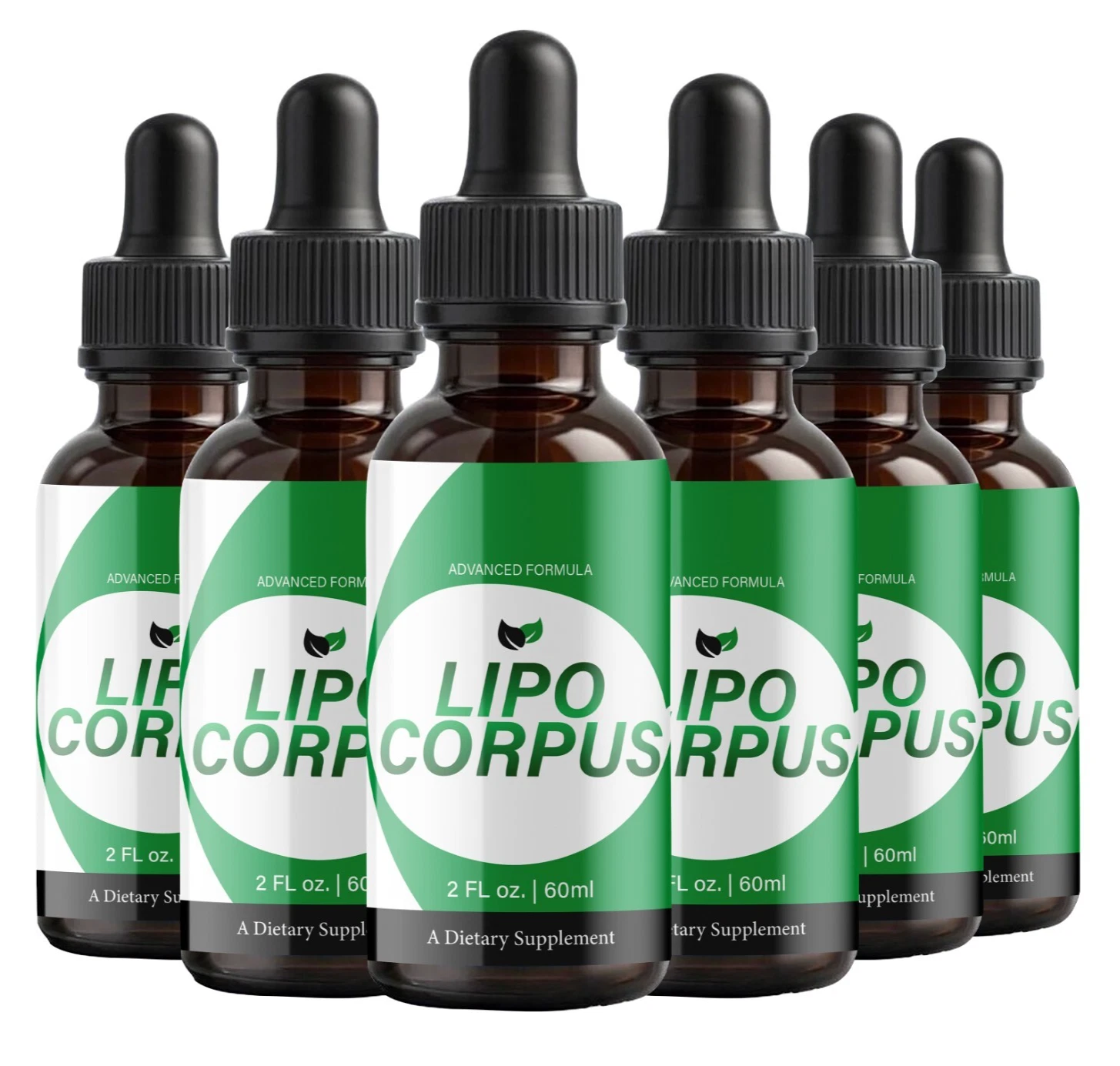 (6 Pack) Lipo Corpus Health Supplement, LipoCorpus Advanced Drops
