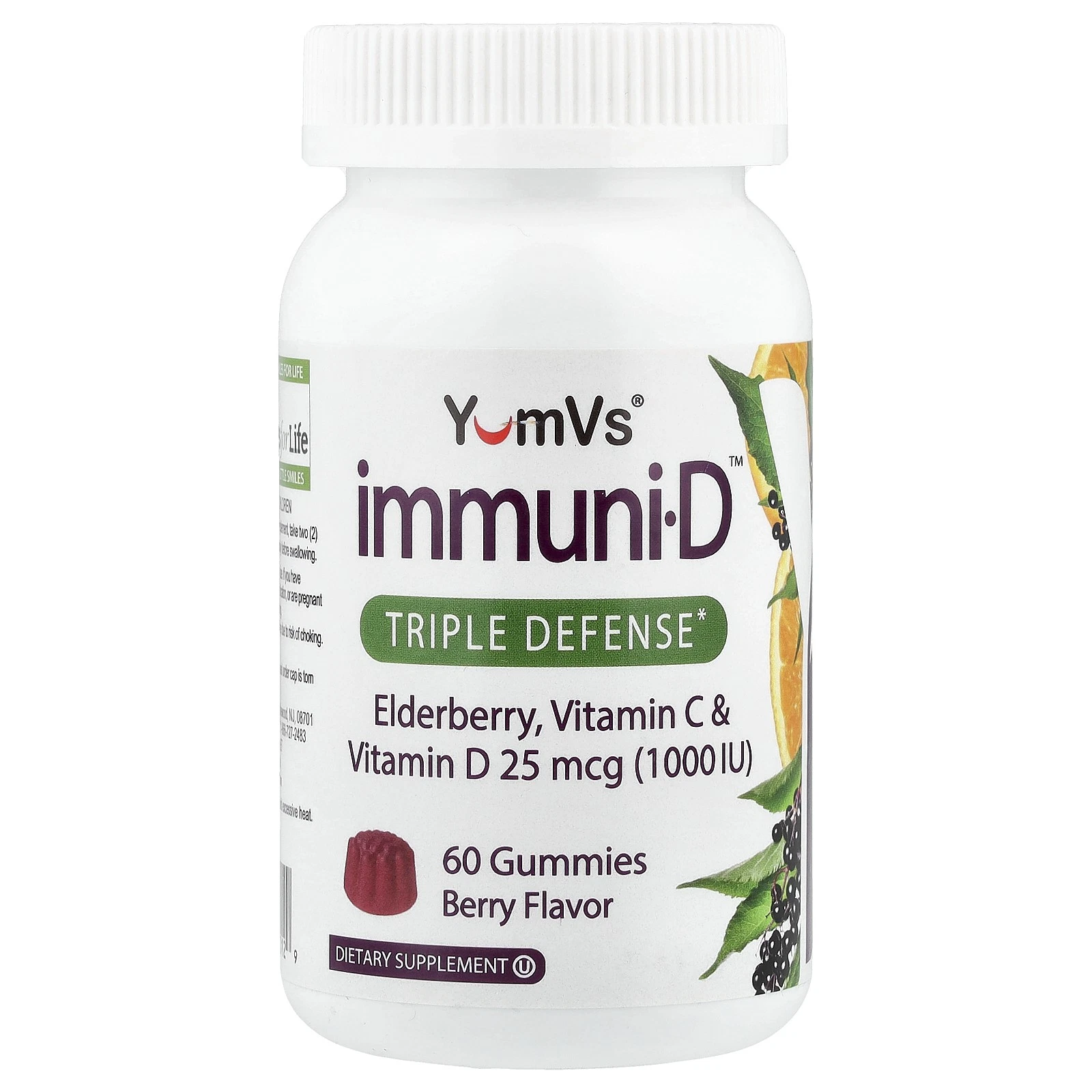 Immuni-D™, Triple Defense, Berry, 60 Gummies