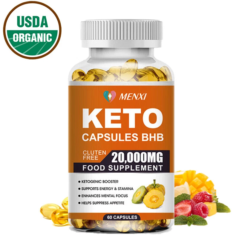 Keto BHB Diet Pills,Weight Loss,Fat Burner,Appetite Suppressant Supplement,Detox