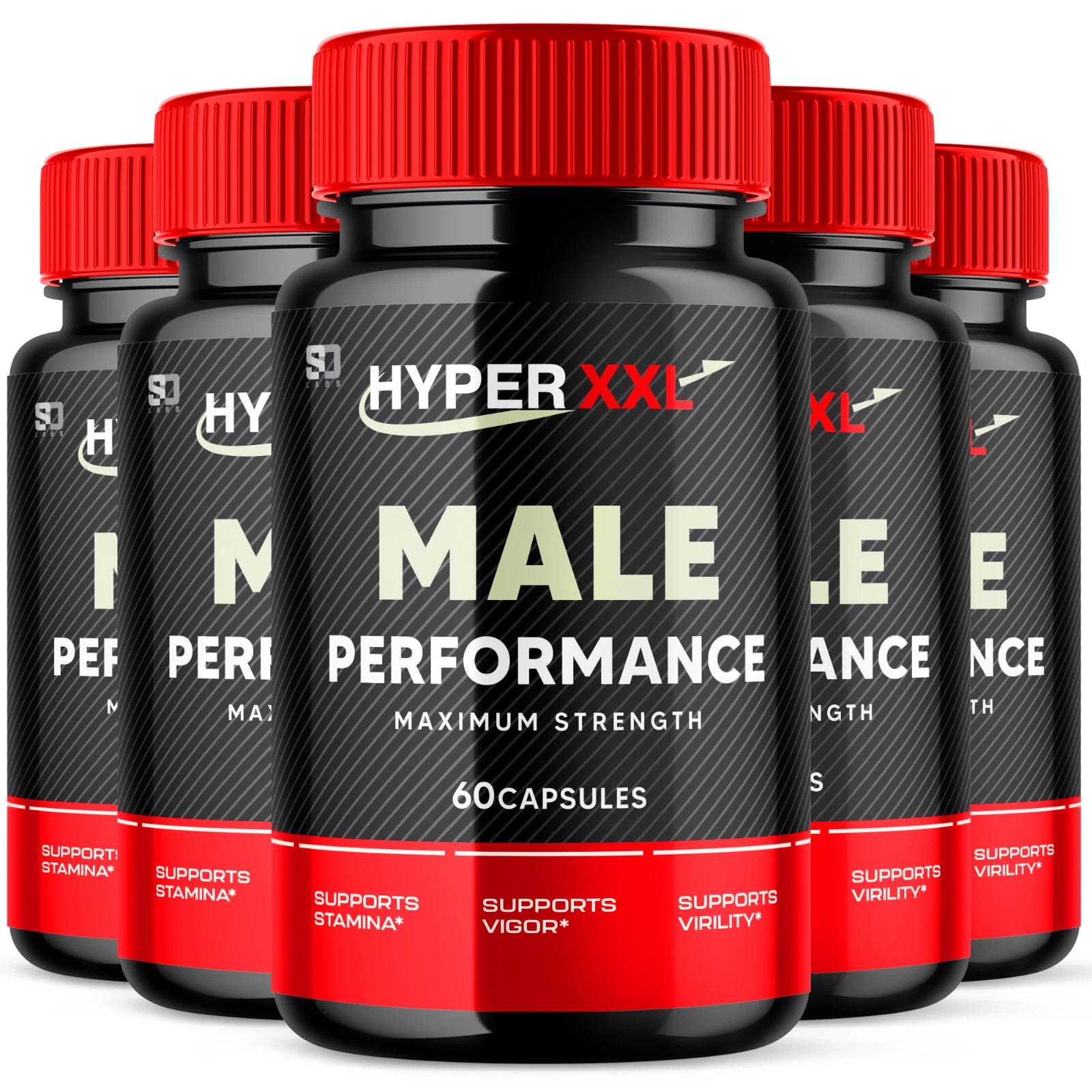 Hyper XXL Male Performance Maximum Strength (5 Pack)