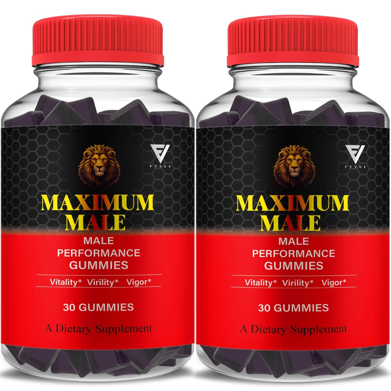 (2 Pack) Maximum Male Gummies MaximumMale Performance Gummy (2 Month Supply)