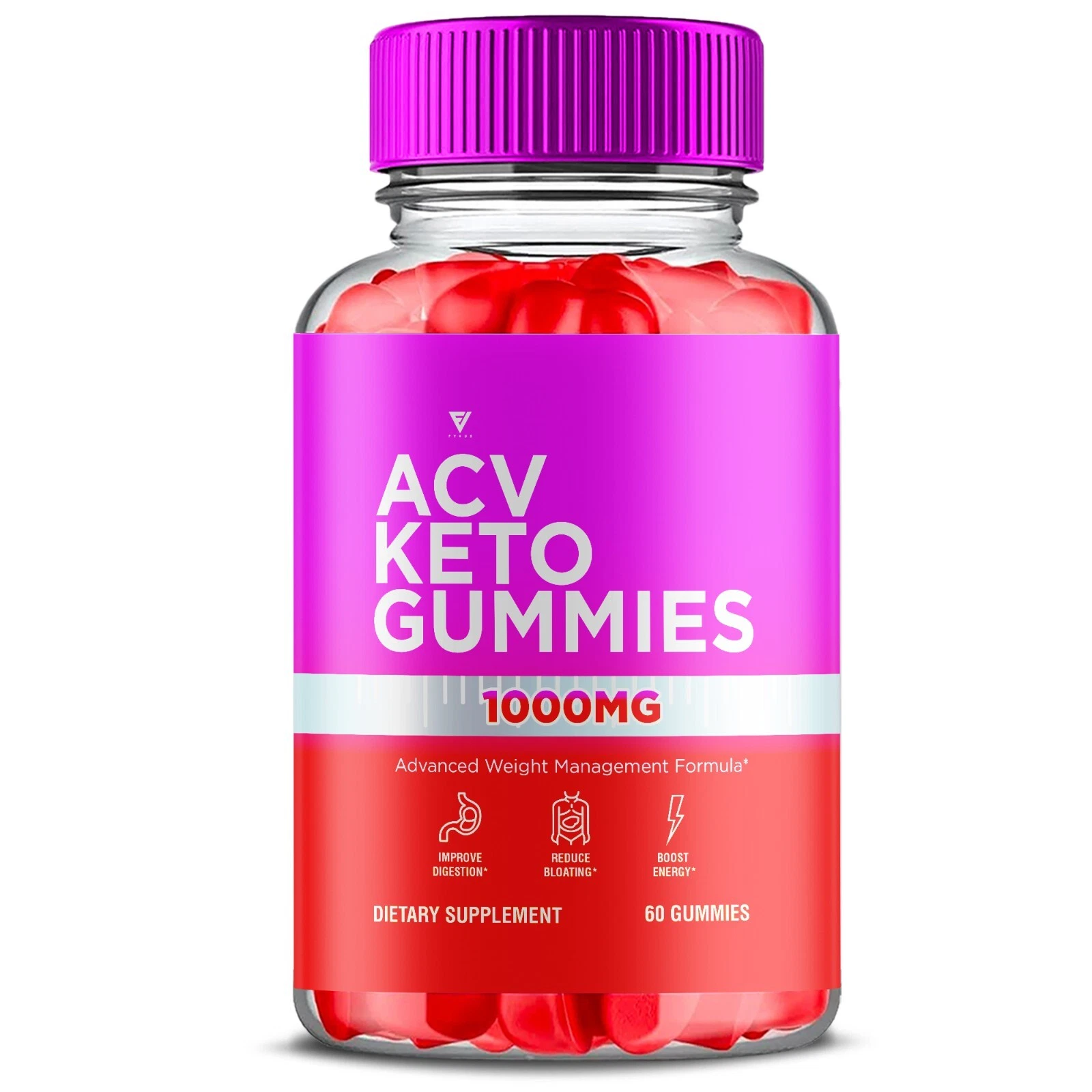 ACV Keto Gummies for Weight Loss 1000mg Keto ACV Gummies (60 Gummies)