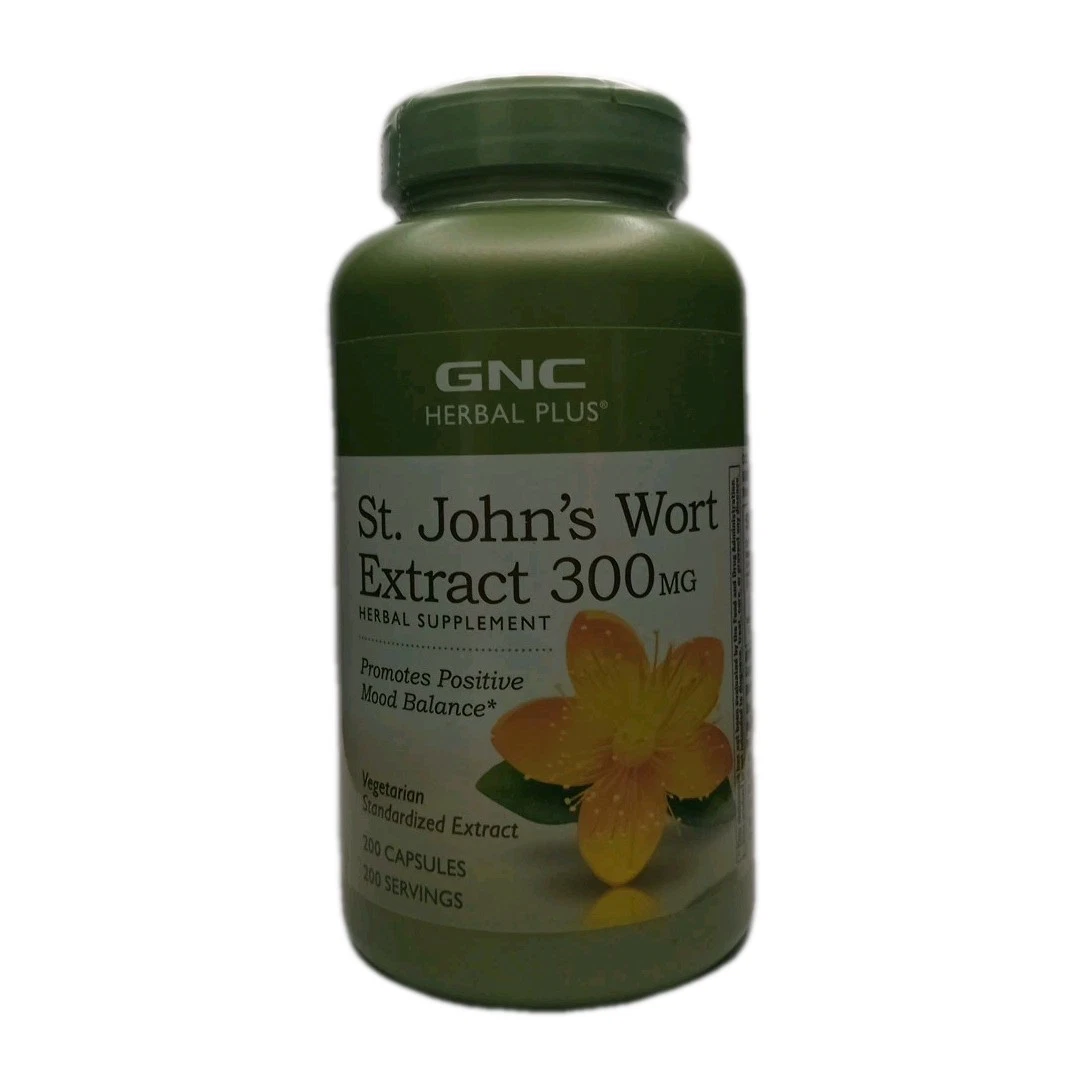 GNC Herbal Plus St. Johns Wort Extract 300mg 200 Caps