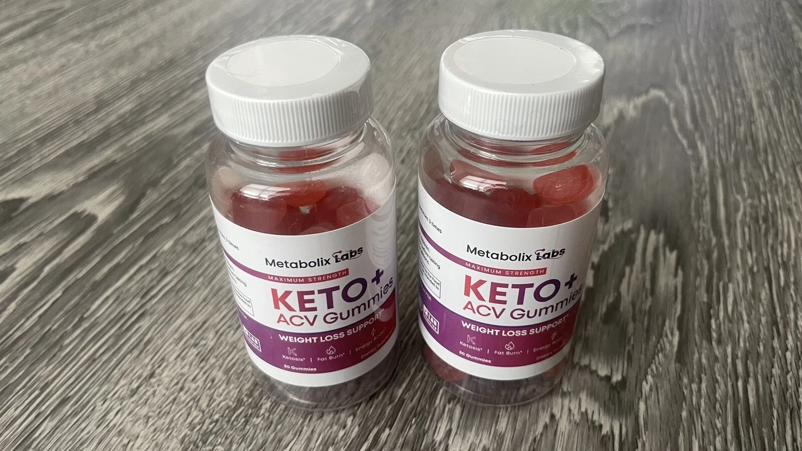 2 Pack - Metabolix Labs Keto + ACV Gummies For Weight Loss - New - Exp 2025