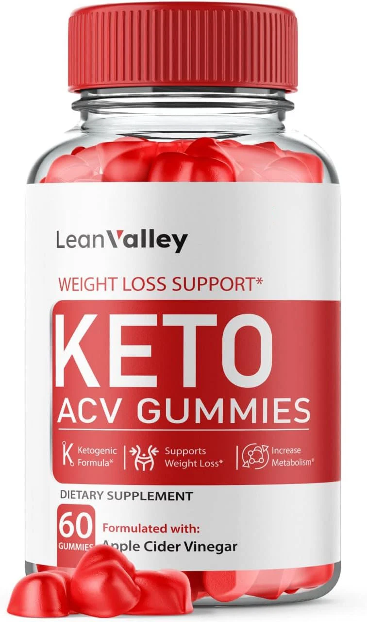 1 Pack - Lean Valley Keto ACV Gummies - Vegan, Weight Loss Supplement - 60 Gums