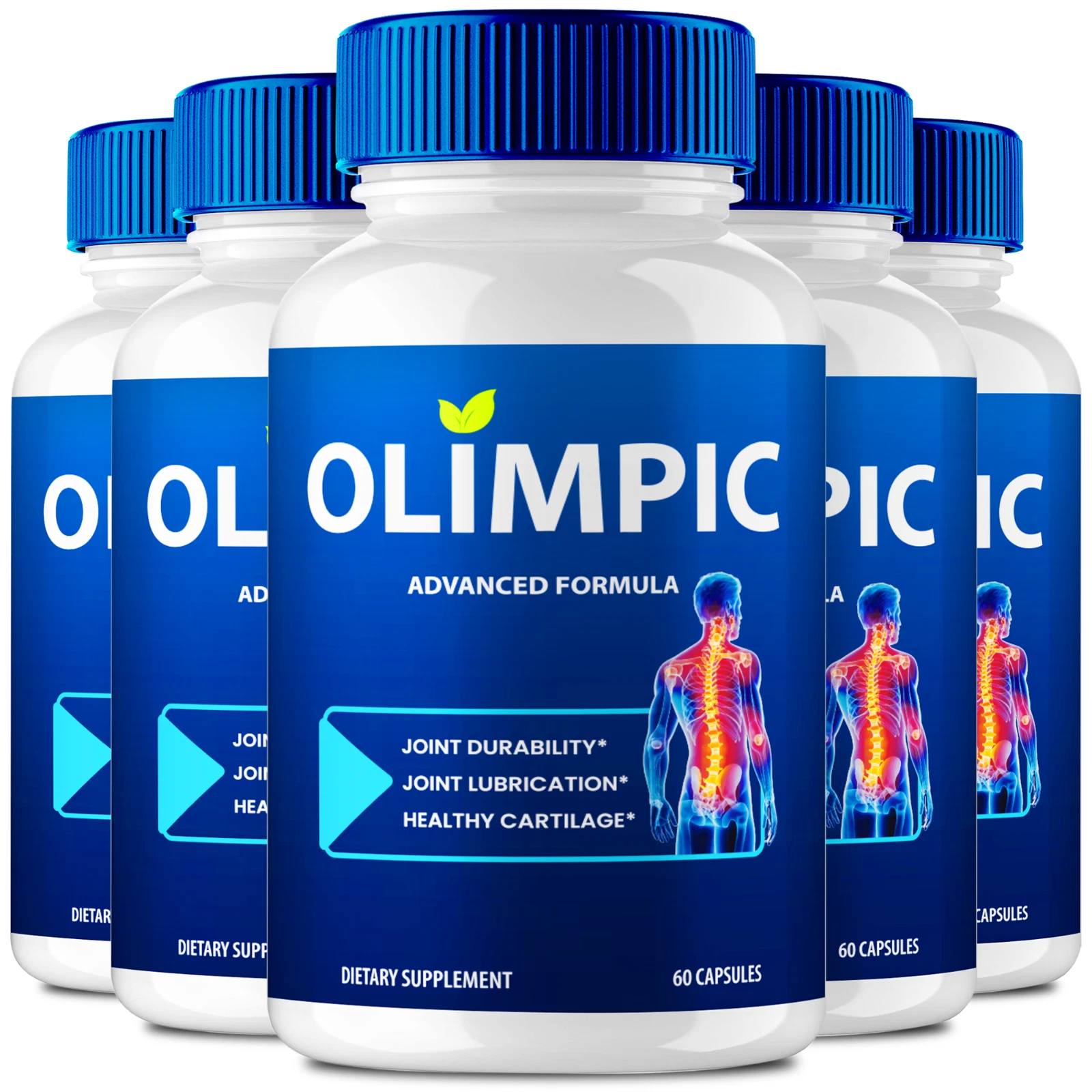 (5 Pack) Olimpic Joint Support Pills, Relieve Joint Stiffness and Pain Capsules
