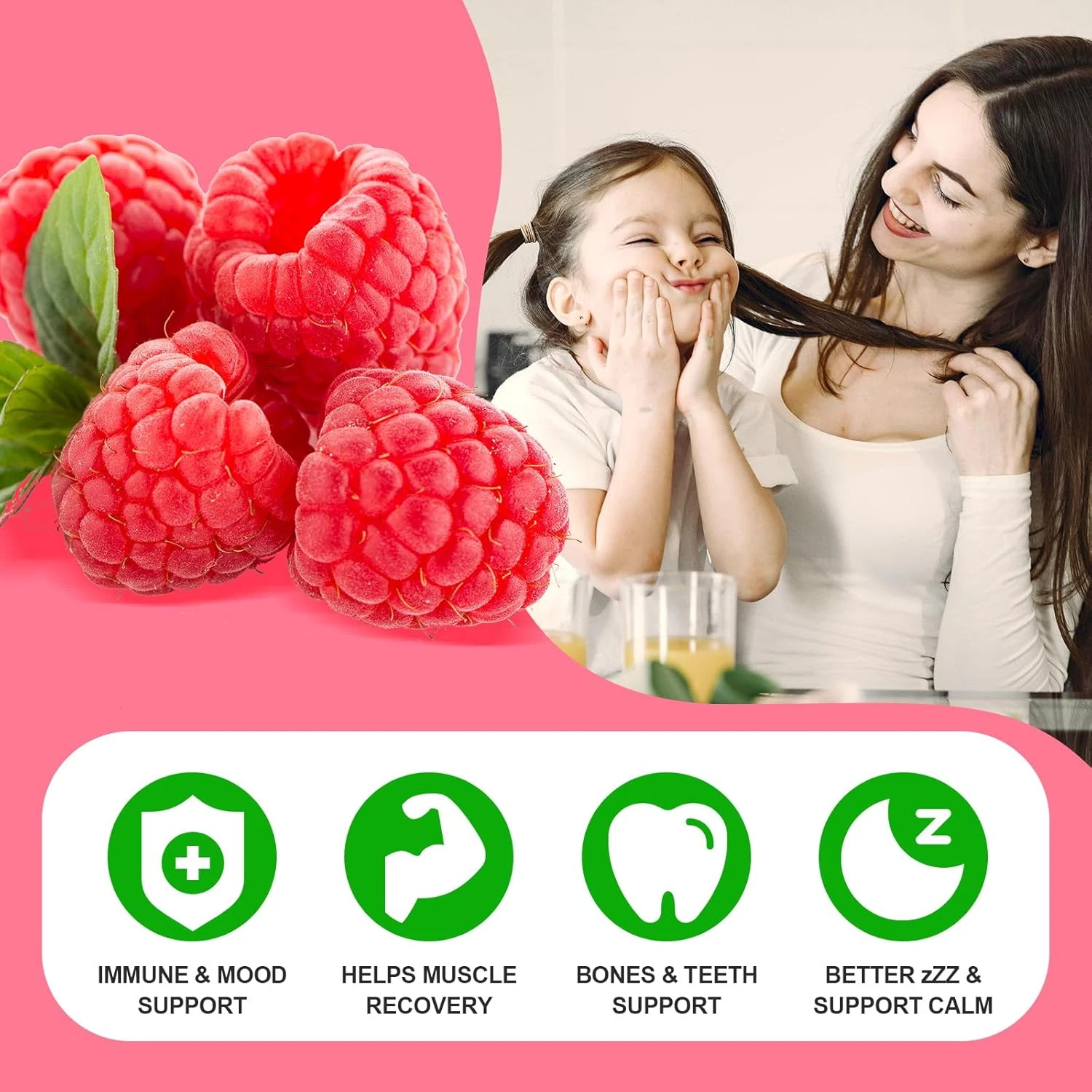 Calcium Magnesium Zinc Gummies with Vitamin D3, Sugar Free Calcium Gummies fo...