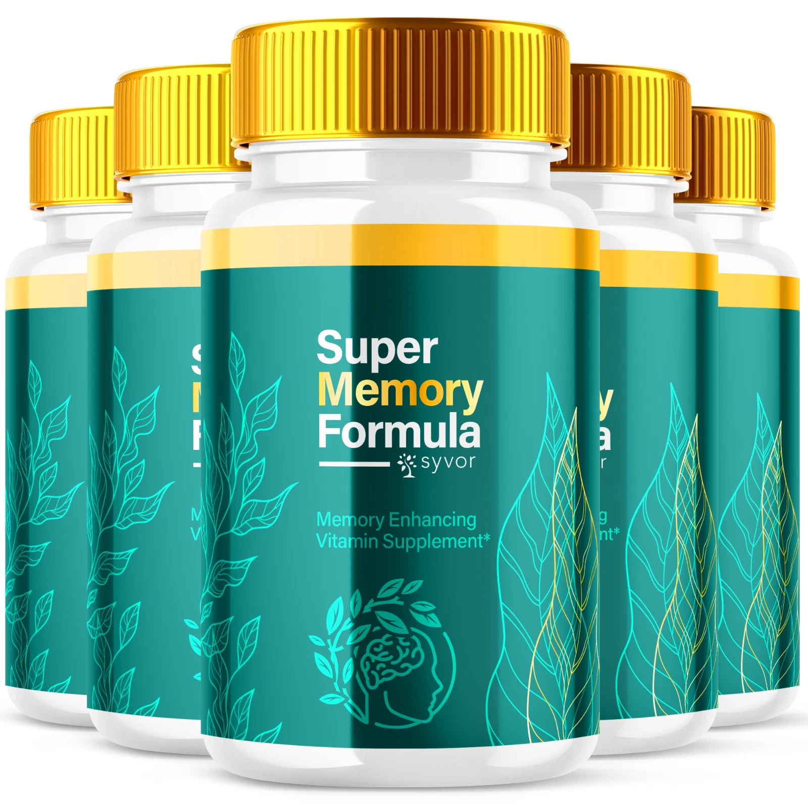 Super Memory Formula Advanced Brain Pills Natural Nootropic Support 300 Capsules