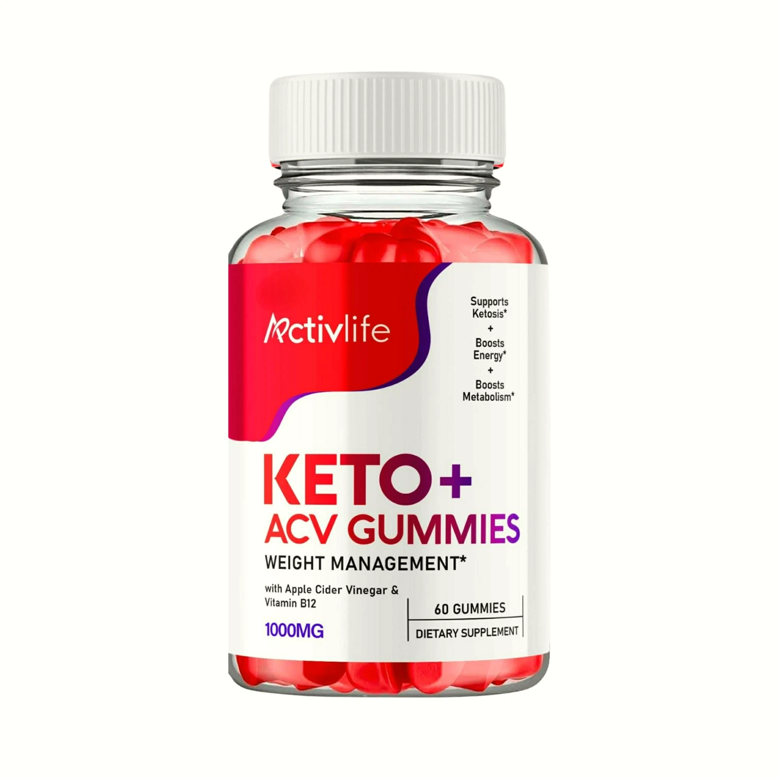 ActivLife Keto ACV Gummies, ActivLife Gummies Weight Loss (60 Gummies)