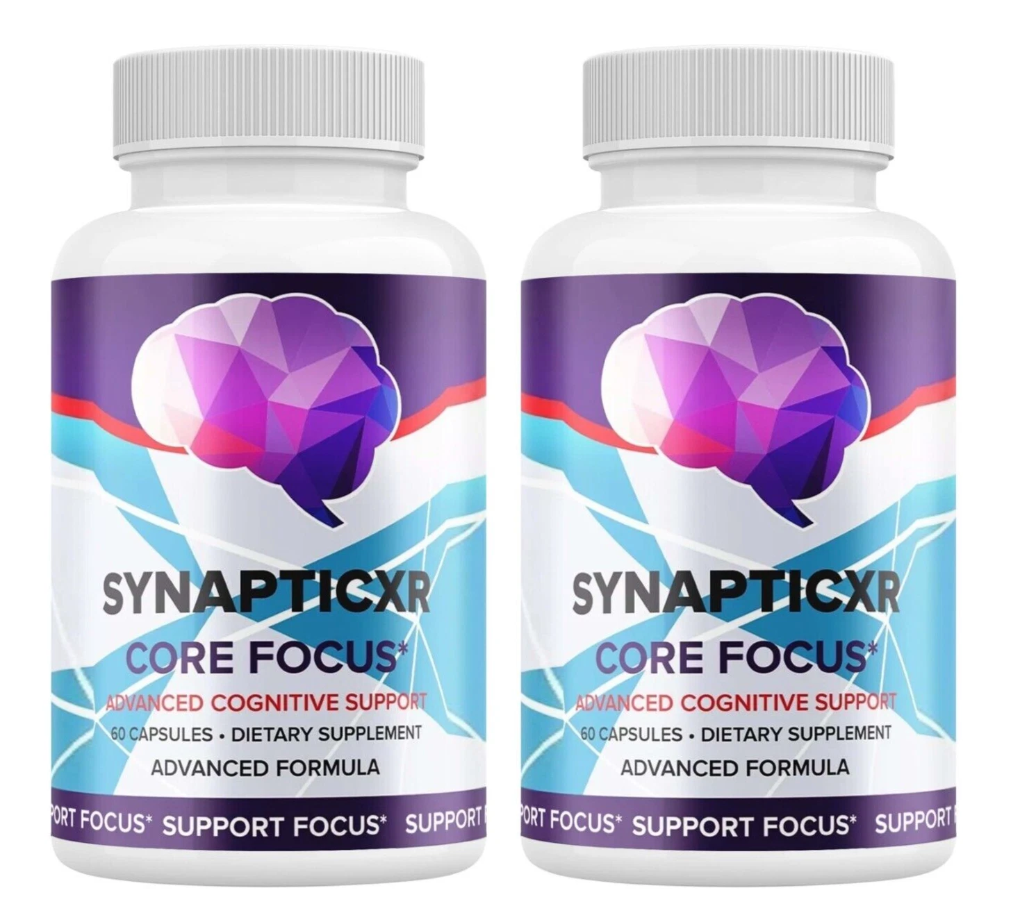 (2 Pack) SynapticXR Brain Supplement Capsules – Synaptic XR All-Natural Maximum