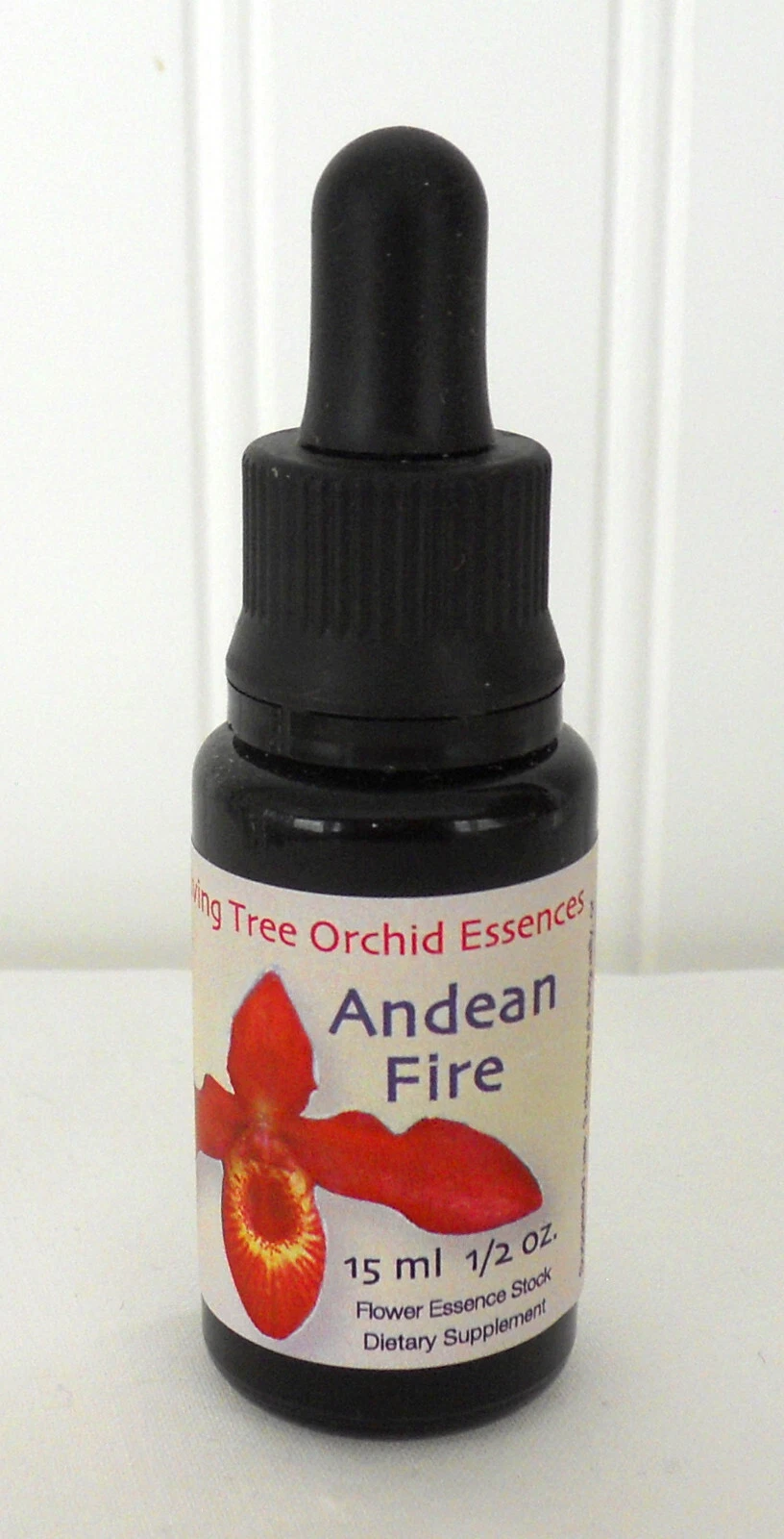 Living Tree Orchid Essences ANDEAN FIRE 15 ml 1/2 oz Acts on Chakras