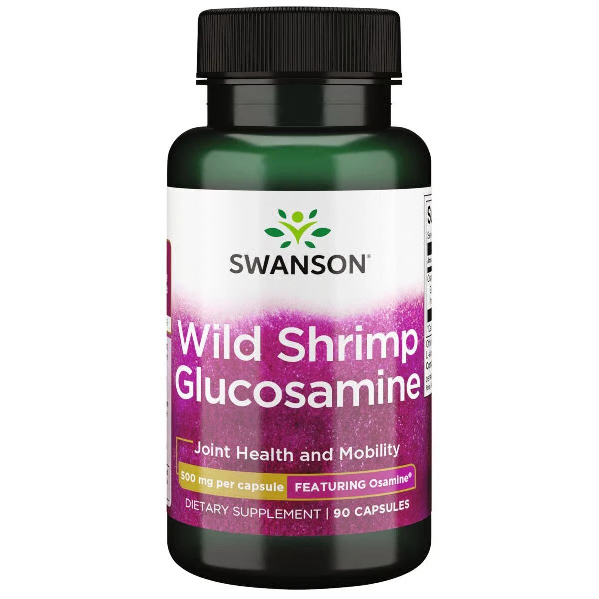 Swanson Wild Shrimp Glucosamine 500 mg 90 Capsules