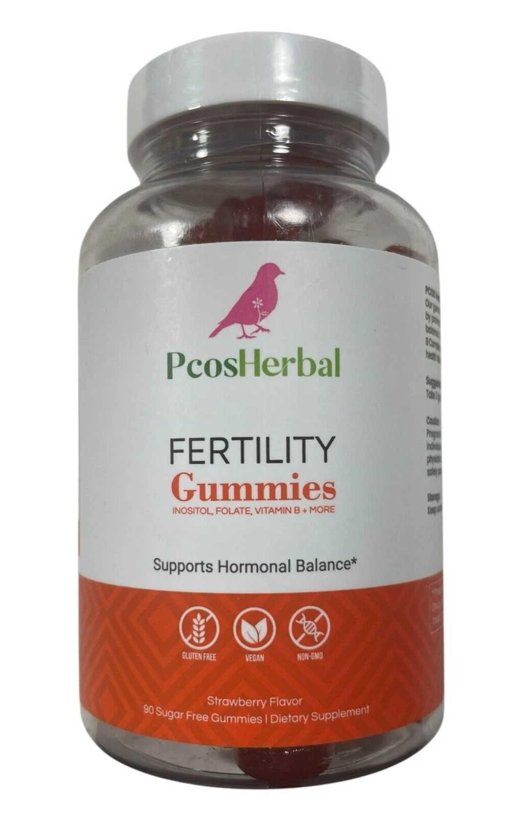Fertility Gummies For Women - with Inositol & Folic Acid - 90 ct - Exp 10/25