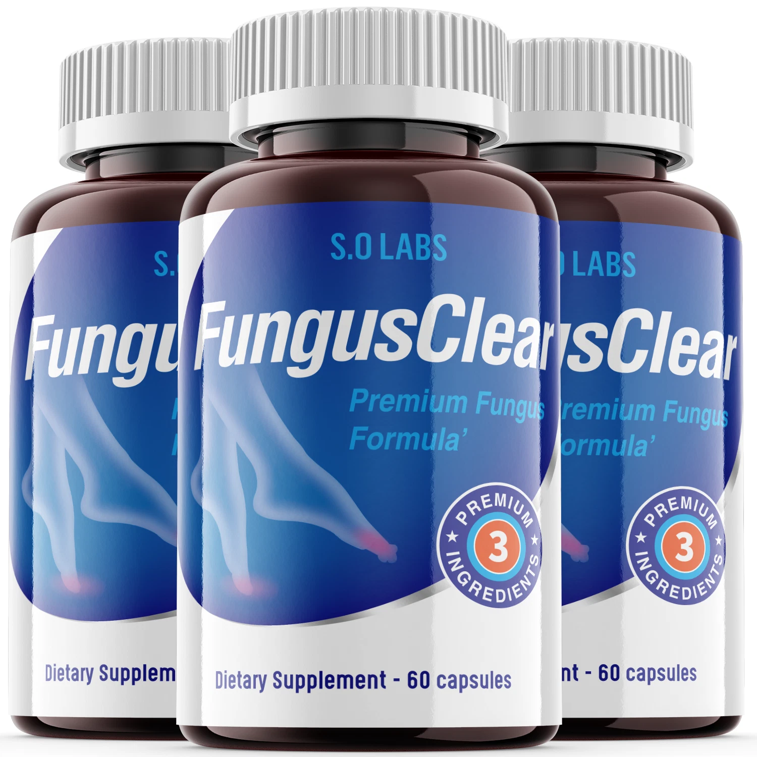 3-Fungus Clear Probiotics Pills Tablets Fungi Clear Nails Plus for Healthy Nails