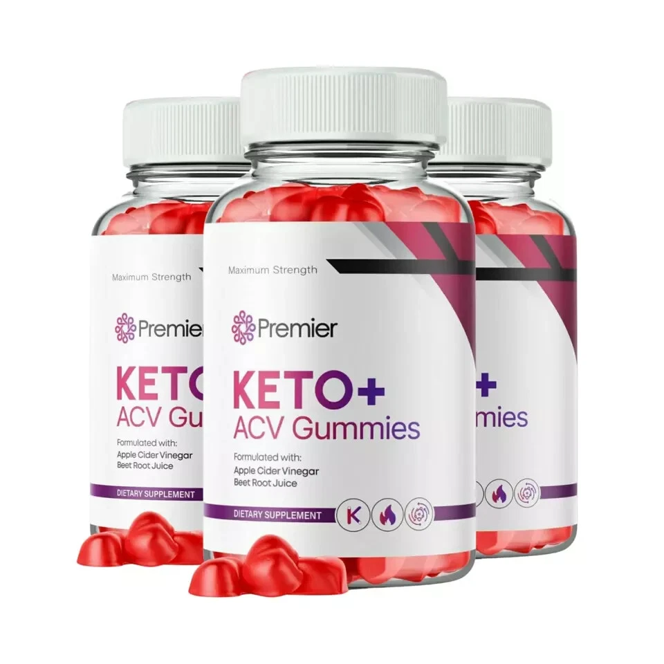3-Pack Premier Keto Gummies - Premier ACV Gummies For Weight Loss - 180 Gummies