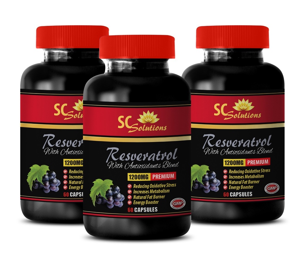 fat burner women - RESVERATROL 1200MG 3B - resveratrol