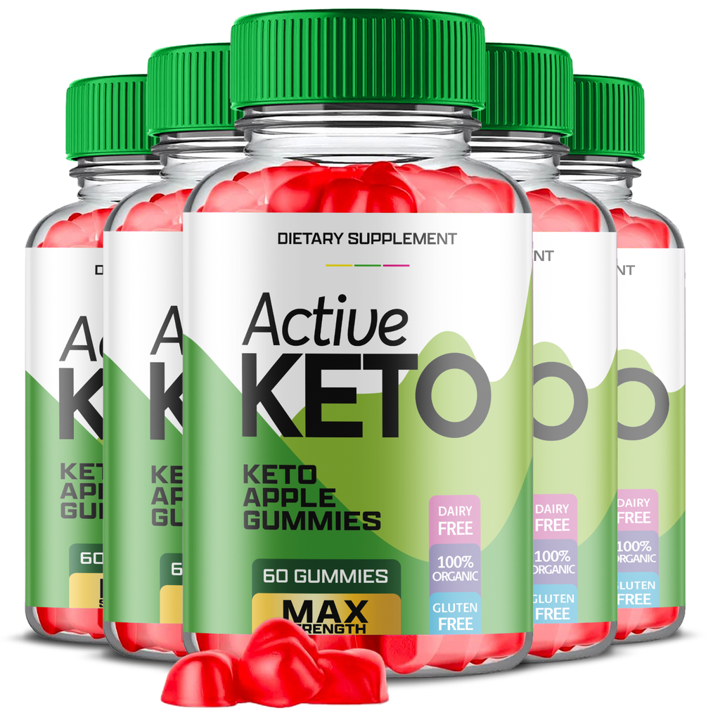 (5 Pack) Active Keto Gummies, Active Keto Weight Loss Gummies (300 Gummies)