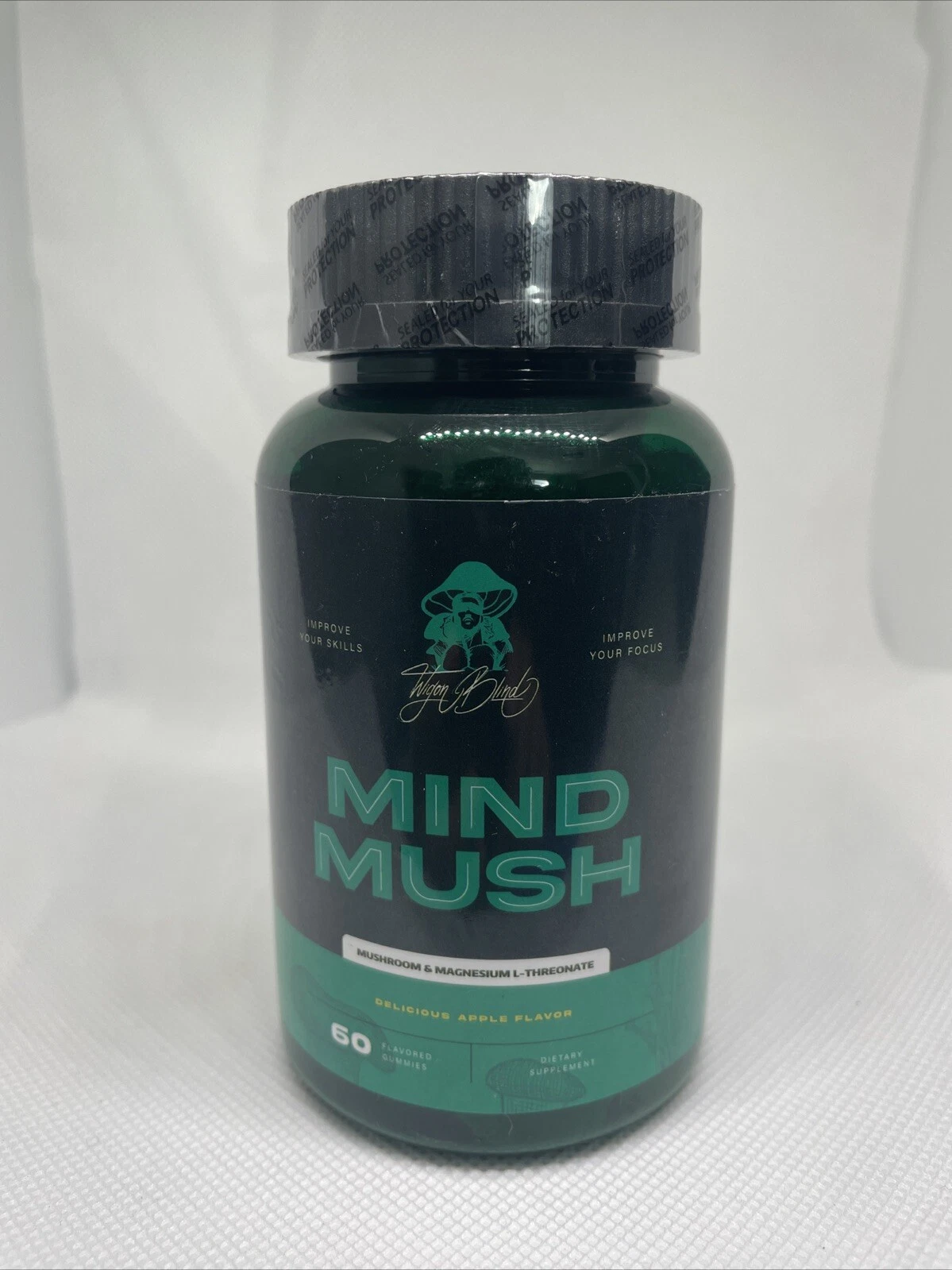 Wigon Blind Mind Mush Mushroom & Magnesium L-Threonate Apple Flavor - 60 Gummies
