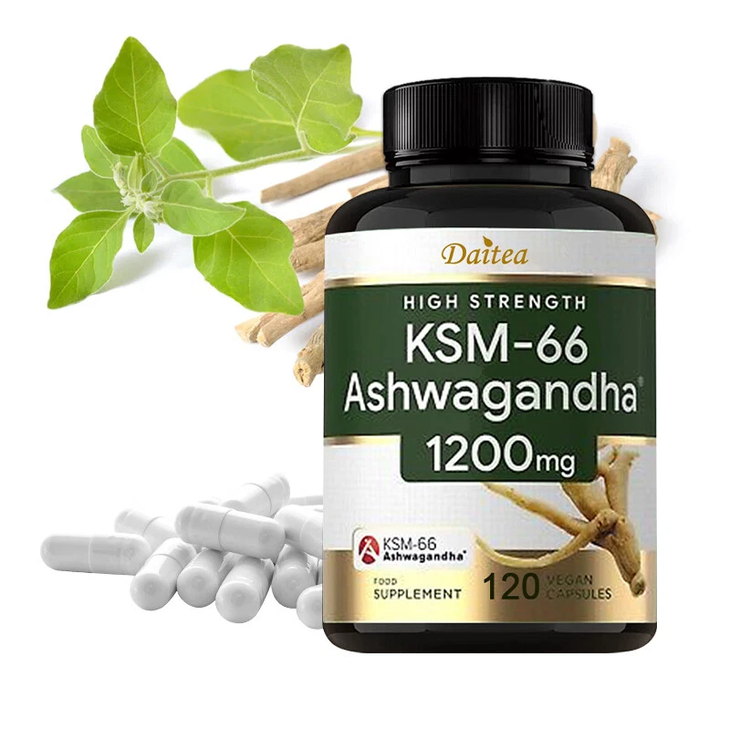 KSM-66 Ashwagandha Supplement | Reduces Stress, Supports Mood and Focus
